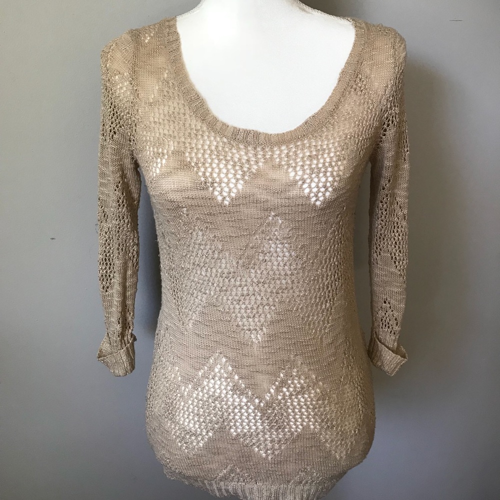 Pink Rose size medium lightweight sweater